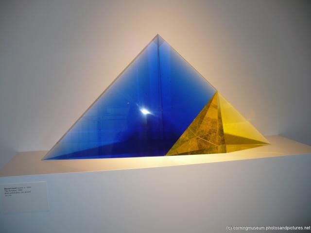 Marian Karel's The Pyramid glass art at Dan Dailey's Serpentina at the Corning Glass Museum.jpg
