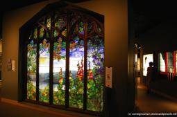 Stained glass wall panel at International Studio glass art works at Corning Museum of Glass.jpg

