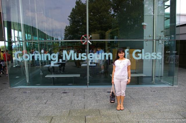 Joann outside the Corning Museum of Glass.jpg
