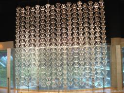 Glass wall with triangular elements at Corning Museum of Glass.jpg