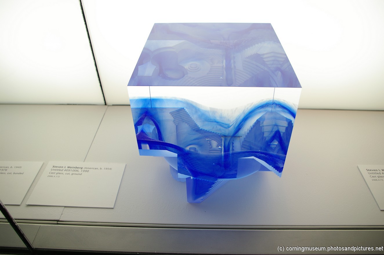 Steven Weinberg glass art at Corning Museum of Glass.jpg

