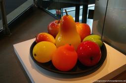 Flora Mace and Joey Kirkpatrick's Still Life with Two Plums at Corning Museum of Glass.jpg