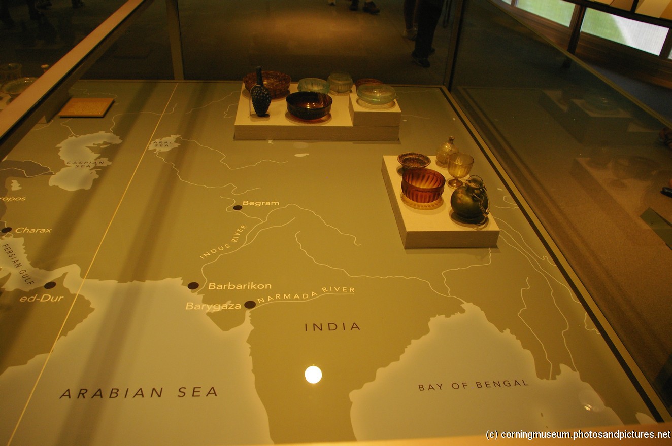 Western Asia glass history map at Corning Museum of Glass.jpg
