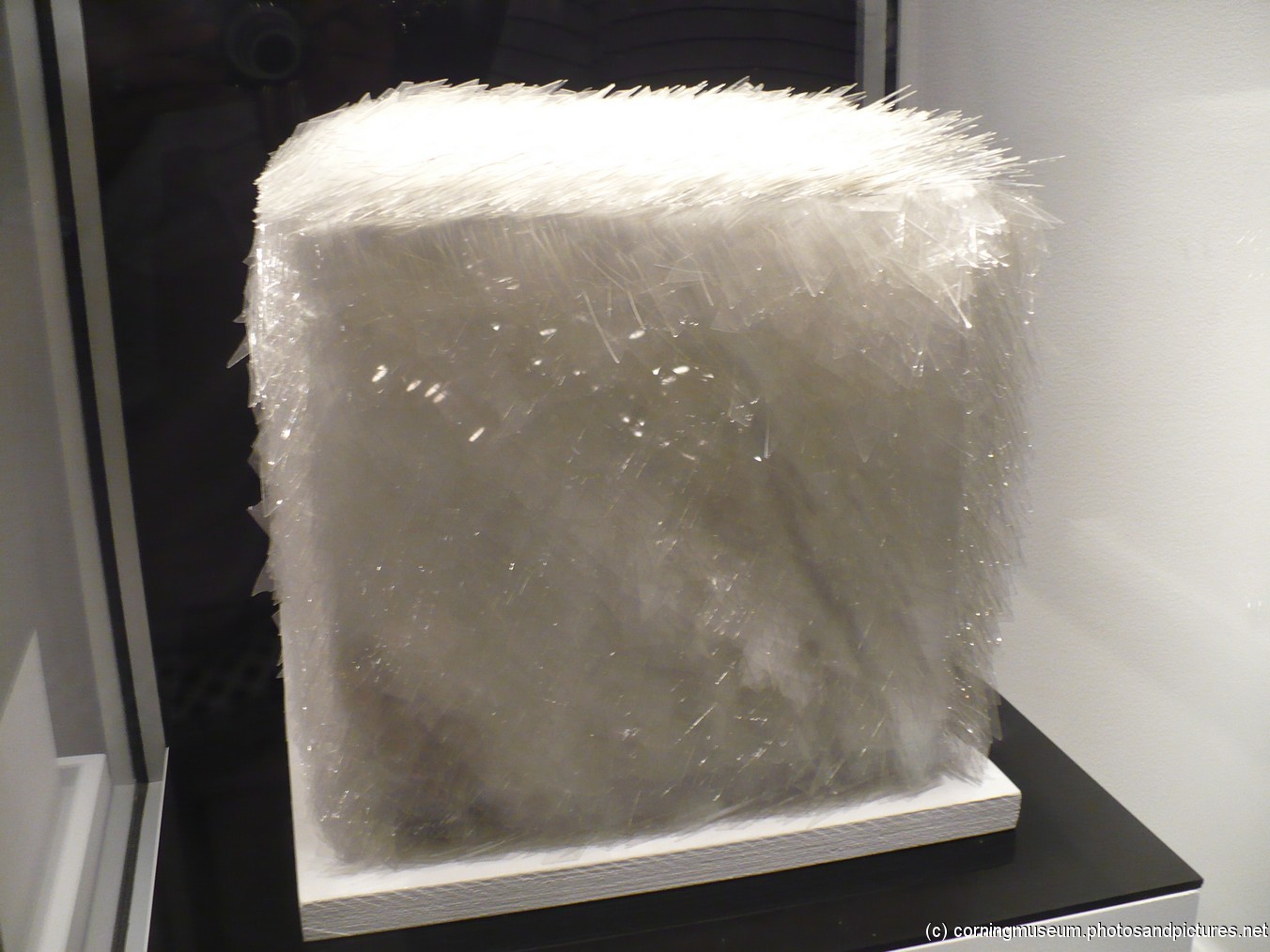Fuzzy looking glass cube at Corning Museum of Glass.jpg
