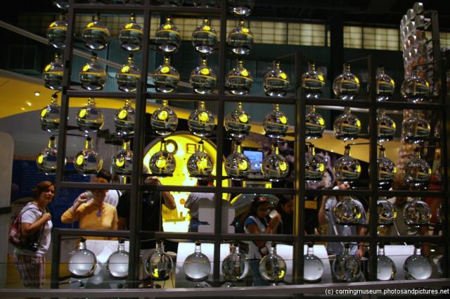Glass beaker wall at Corning Museum of Glass.jpg
