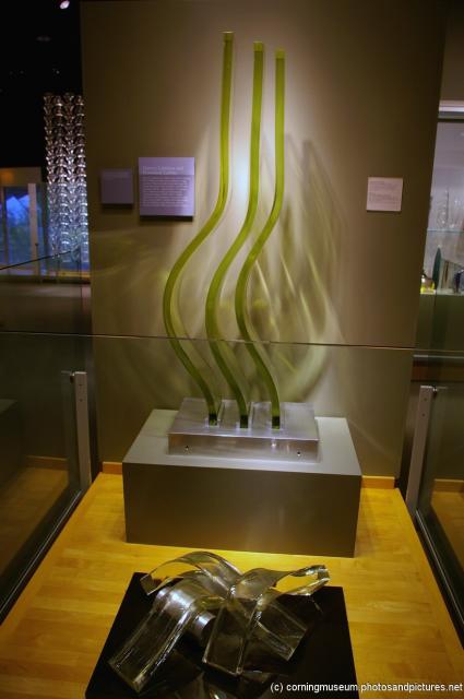 Harvey Littleton and Dominick Labino glass sculpture at Corning Museum of Art.jpg
