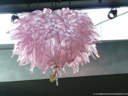 Pink hanging glass art at Corning Museum of Glass.jpg