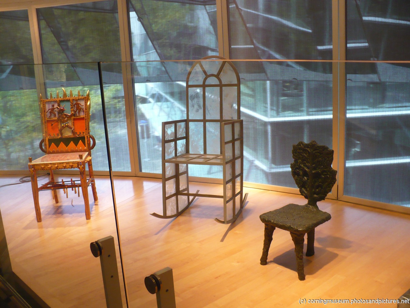 Glass art chairs at Corning Museum of Glass.jpg
