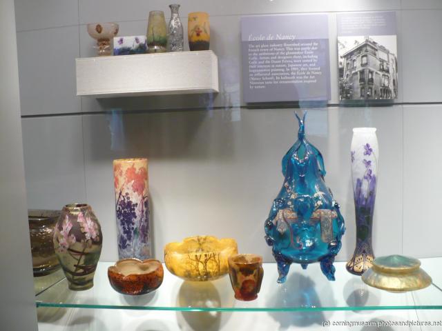 Ecole de Nancy at International Studio glass art works at Corning Museum of Glass.jpg
