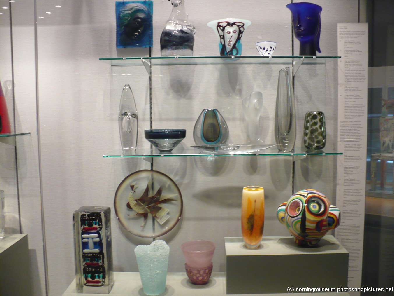 Collection of contemporary glass art at Corning Museum of Glass.jpg
